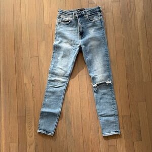 Zara Light Blue Skinny Jeans for Men